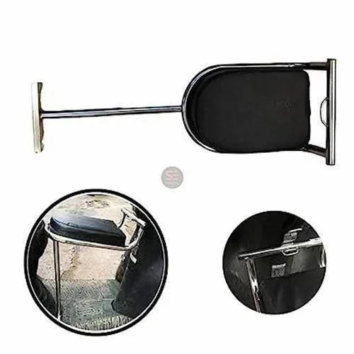 Portable Baby Seat for Scooters – Leather & Stainless Steel Baby Safety Seat with Side Footrest Guard | Compatible with Ola, Activa, Iqube, Jupiter, Access & Burgman