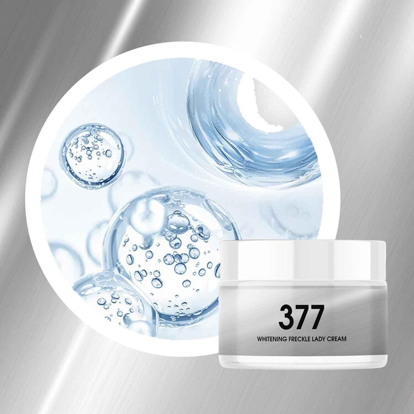 377 Whitening Freckle Lady Cream 100g (Pack of 2) - Brightening Cream for Dark Spots & Even Skin Tone, All Skin Types