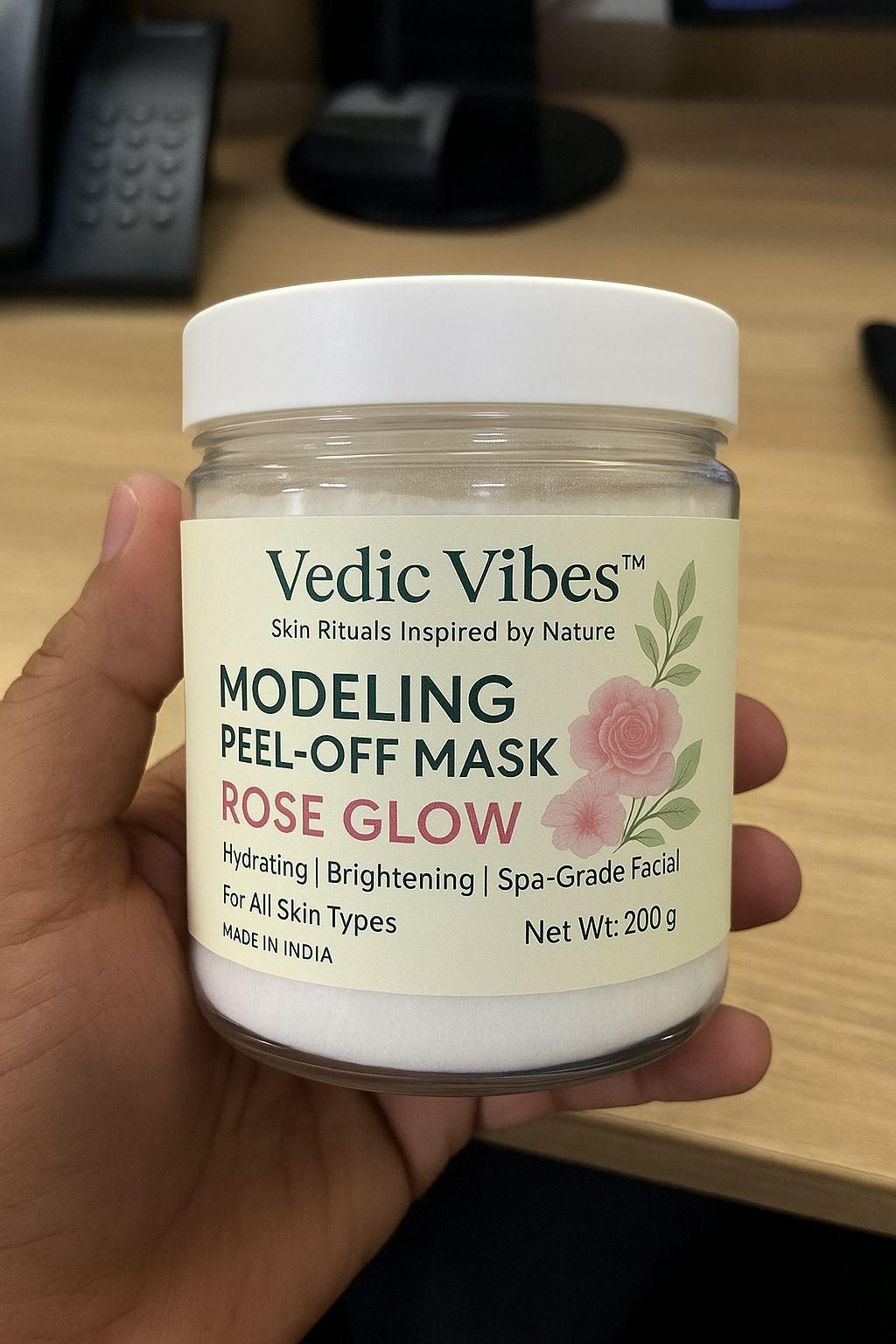 Modelling Peel Off Mask - 200gm Cream Mask for Deep Cleansing & Pore Refining, Suitable for All Skin Types