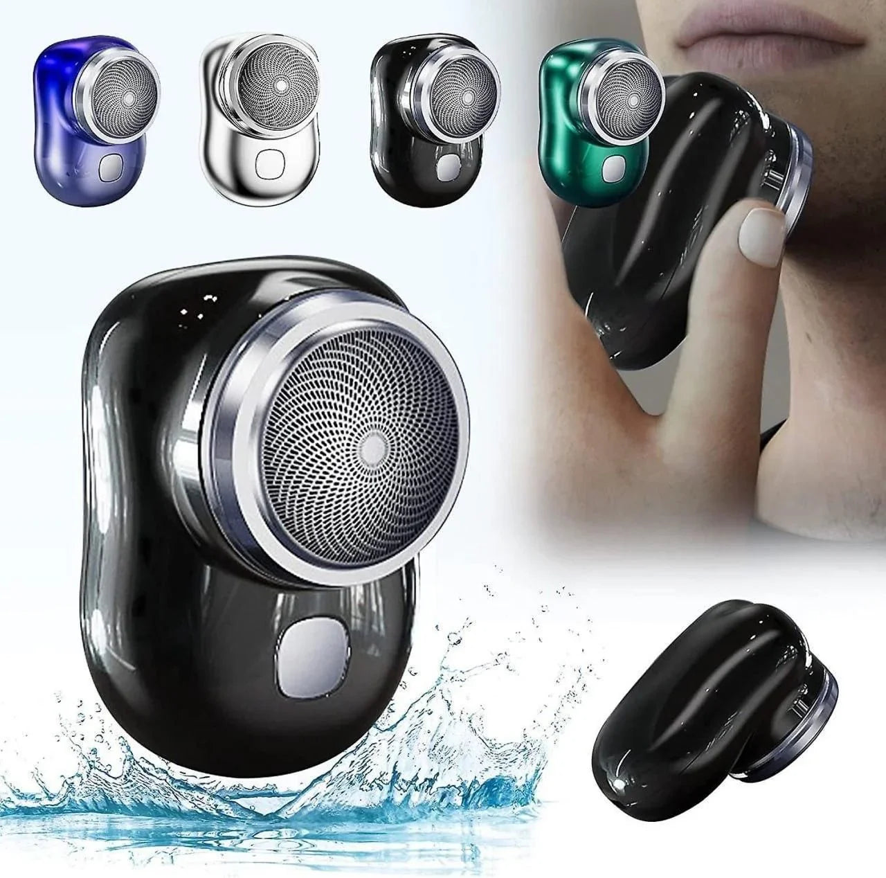 Mini Electric Shaver | Mini Electric Shaver for Men & Women | Portable, USB Rechargeable Travel Razor for Smooth Shaving On-the-Go