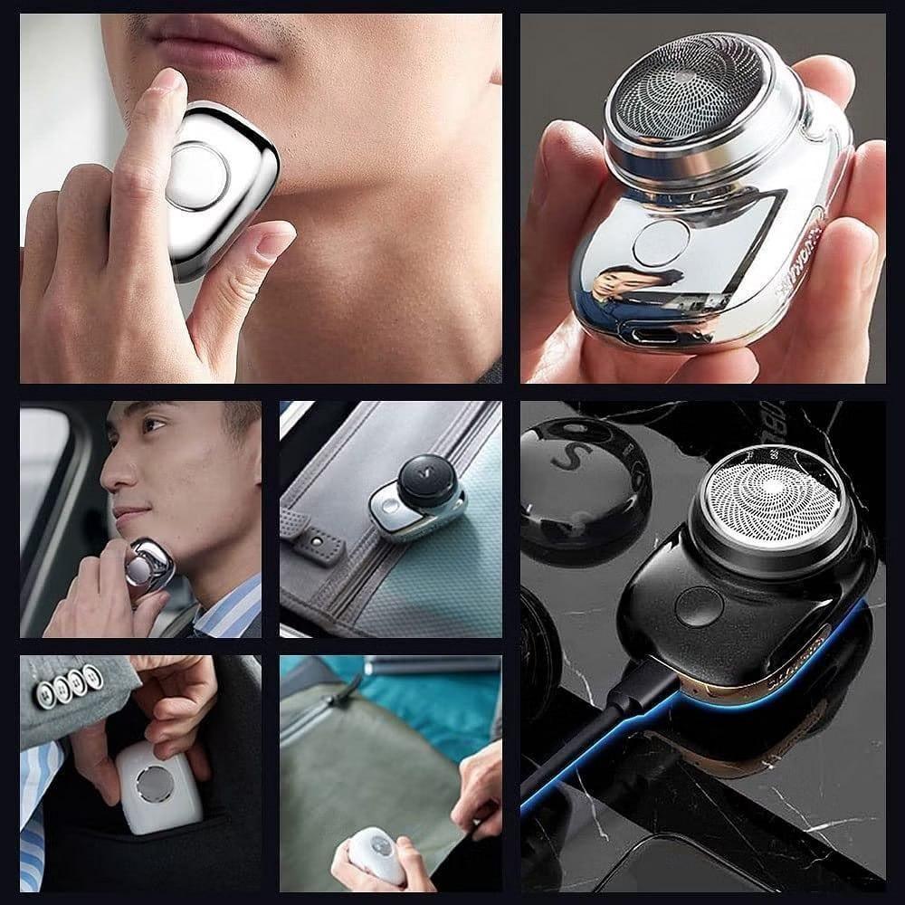 Mini Electric Shaver | Mini Electric Shaver for Men & Women | Portable, USB Rechargeable Travel Razor for Smooth Shaving On-the-Go