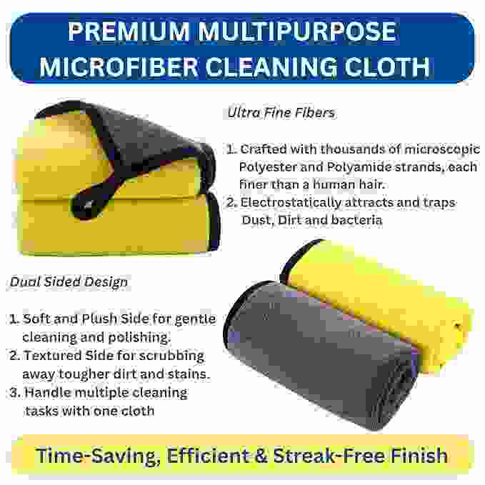 Daksh Store Microfiber Car Duster with Long Handle & Interior/Exterior Car Cleaning Brush – Pack of 2, Anti-Scratch, Lint-Free, Extendable, Soft Grip for Car Dusting & Detailing