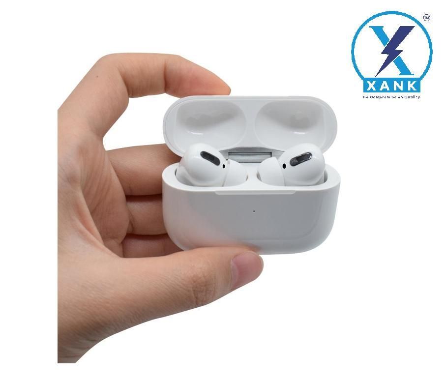 XANK Air-pods Pro True Wireless Bluetooth Headset with Wireless Charging Case | Sensor Enabled, White