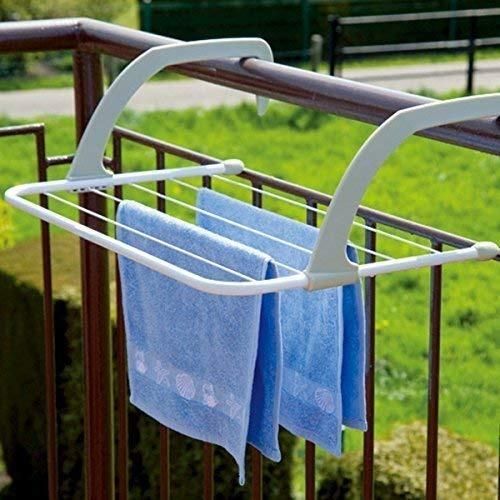 Foldable Cloth Stand - Portable Travel Hanger with Plastic/Metal Build, 52x16x34 cm, 315 gms