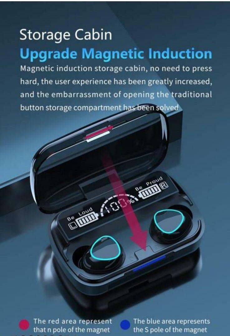 M10 Pro TWS Wireless Earbuds Touch Control Bluetooth Headphones | M10 Pro TWS Wireless Earbuds - Touch Control Bluetooth Headphones with 2000mAh Power Bank Case