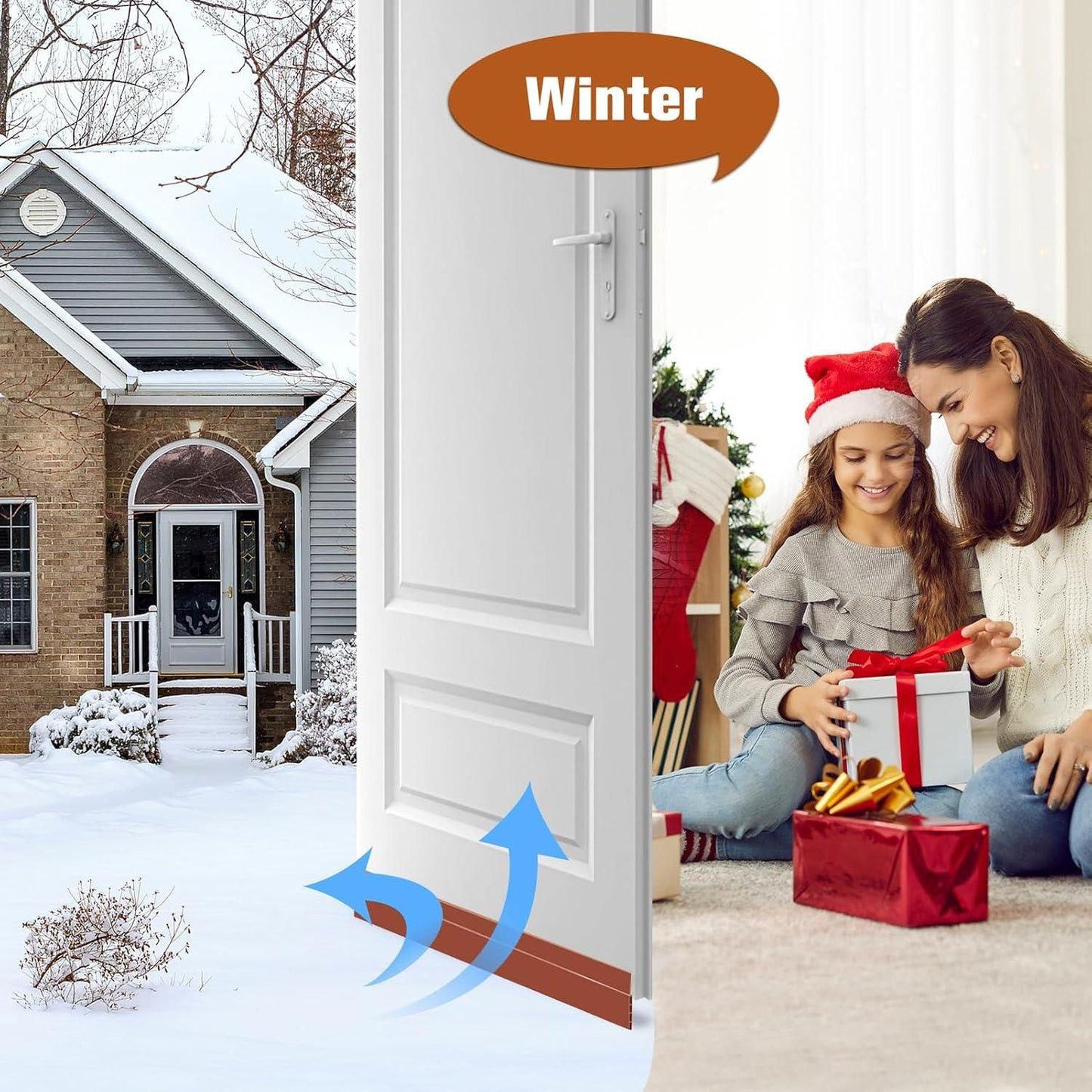 Self-Adhesive Wood Floor Transition Strip Tape - 1 Meter (3.3 Feet) Silicone Ramp for Doorways, Universal Color